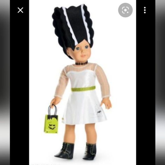 AG Truly Me Mod Monster Bride of Frankenstein Halloween American Girl Outfit Set - Picture 1 of 15
